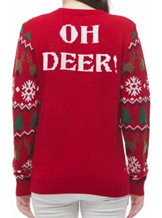 Oh Deer! funny Christmas Sweater