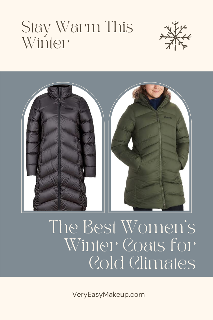 the best women's winter coats for extreme cold climates by Very Easy Makeup
