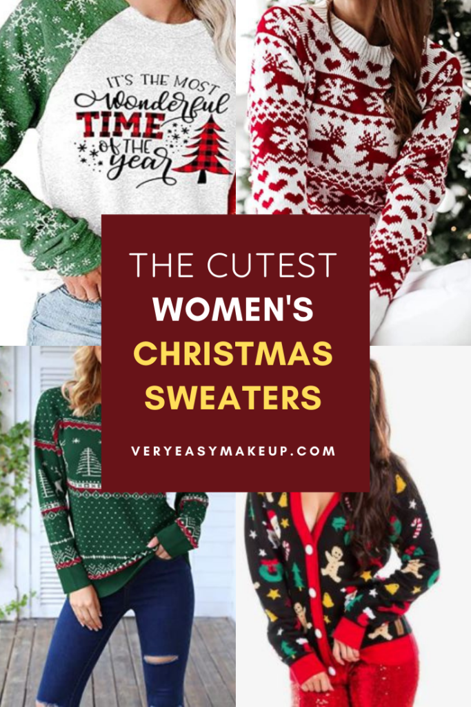 The Cutest Women's Christmas Sweaters