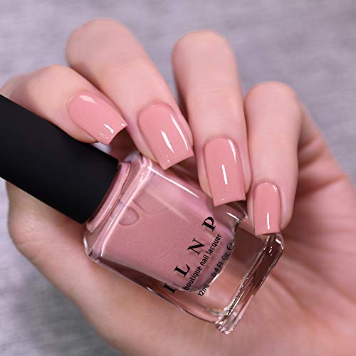best dusty pink nail polish by ILNP in creamy peachy pink