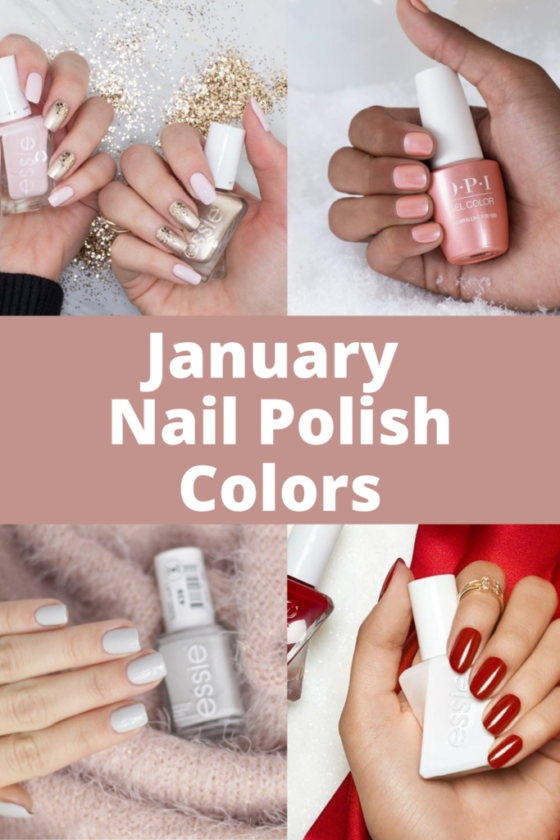 The Best January Nail Colors and January Nail Polish Colors for Winter