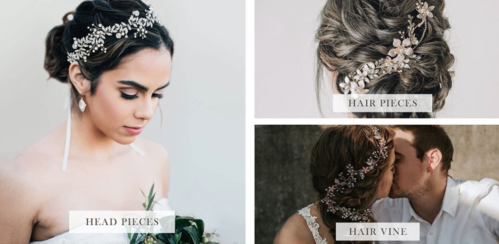best bridal accessories on Amazon by SWEETV