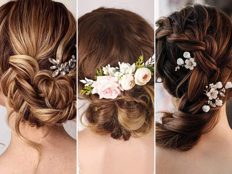 the best, cheap affordable bridal hair accessories on Amazon