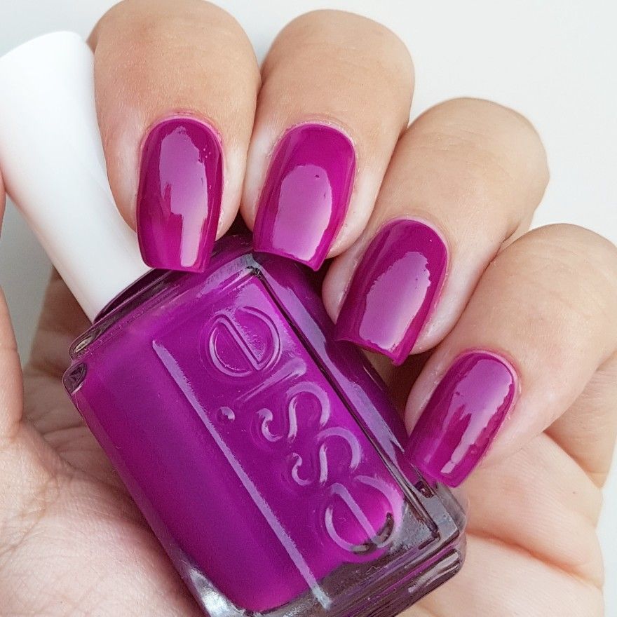 bright purple cruise nail polish color by essie