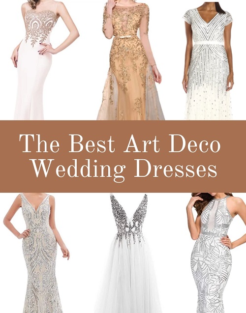 Best Art Deco Wedding Dresses