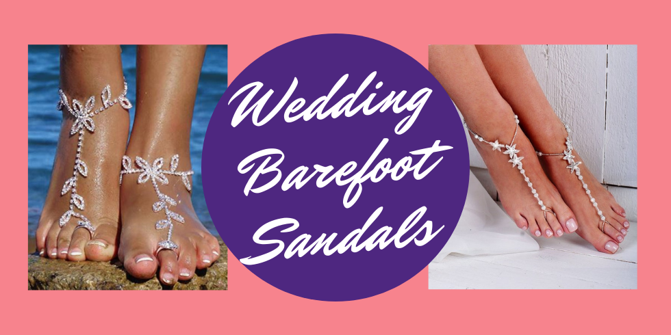 best wedding barefoot sandals