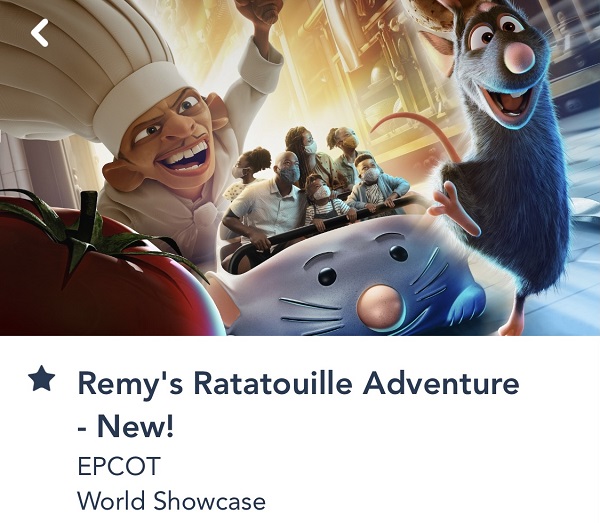 best ride at Epcot for toddlers: Remy's Ratatouille Adventure