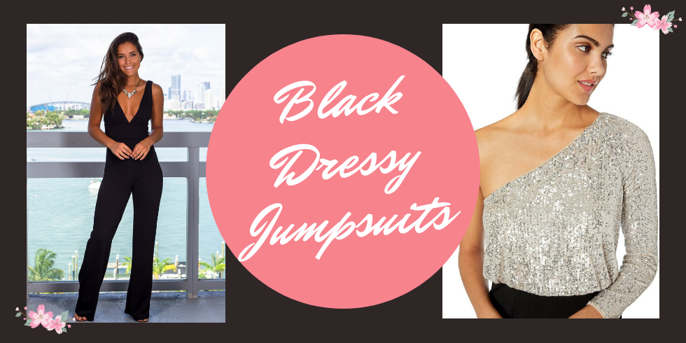 the best black dressy jumpsuits and black dressy jumpsuits for weddings