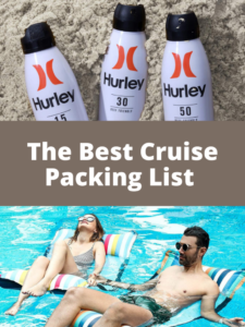 the best cruise packing list