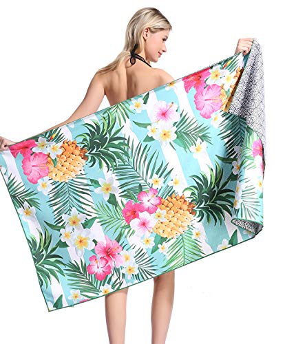 Pineapple Microfiber Bridesmaid Beach Towels