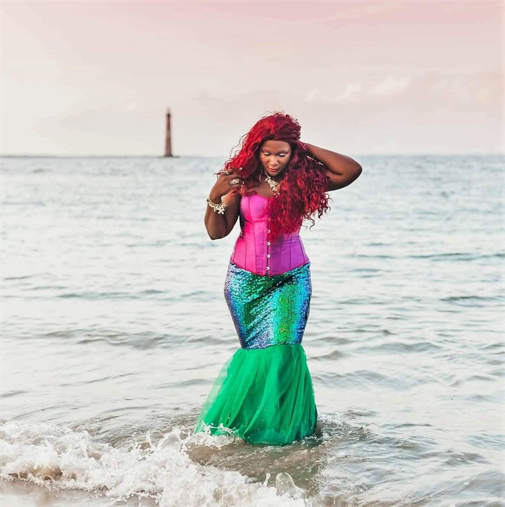 DIY plus size mermaid costume