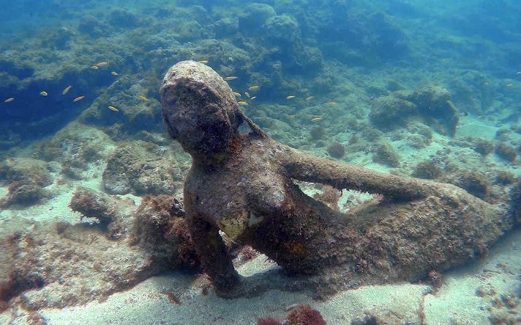 Grenada Underwater Sculpture Park Mermaid