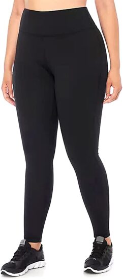 cheap Hi Clasmix Plus Size Leggings for Women 1X-4X-High Waisted Tummy Control 