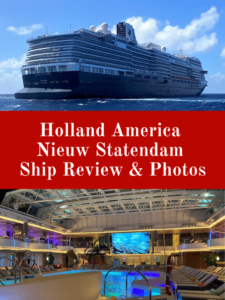 Holland America Nieuw Statendam review and photos