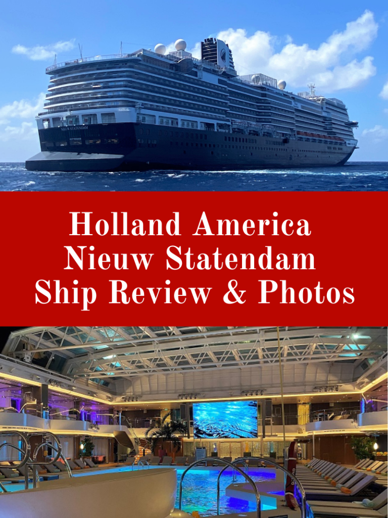 Holland America Nieuw Statendam Review with Photos of the Ship and Cabins