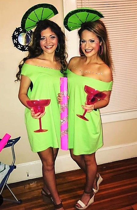 Margaritas Halloween costumes for two best friends