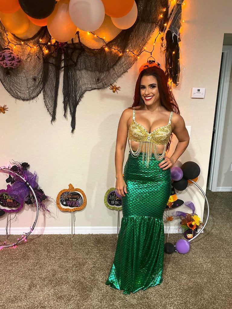 Mermaid DIY costume for adults top