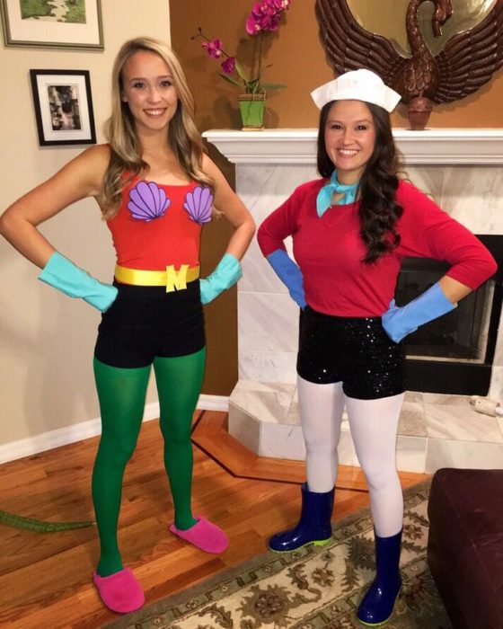DIY Mermaid Man and Barnacle Boy Costume Guide.