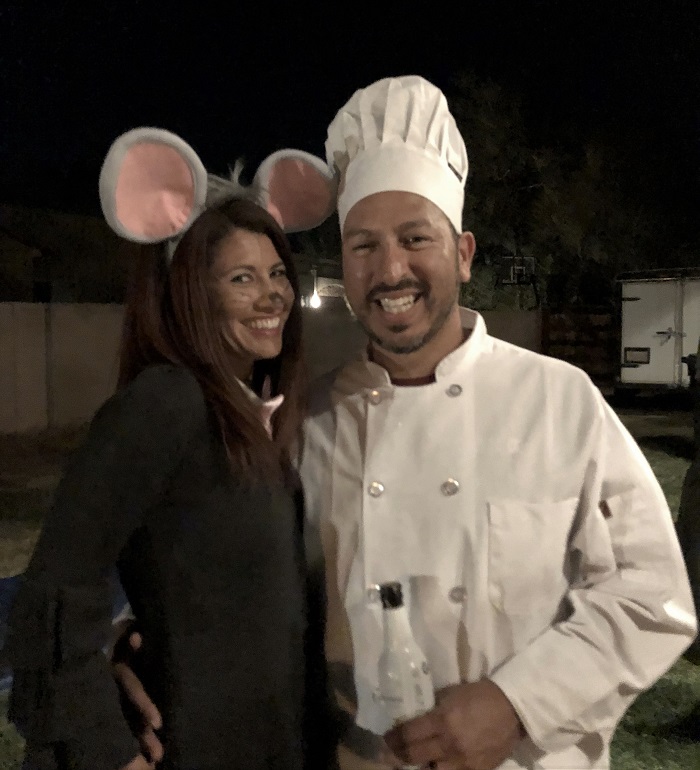Remy and Chef Linguine Ratatouille costume for friends