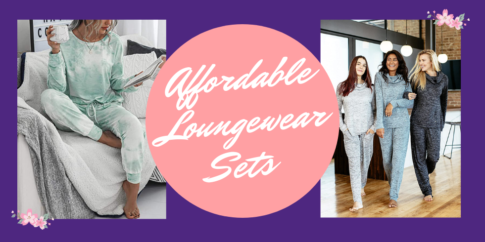 The best affordable loungewear sets for women with pants from Amazon and comfy loungewear outfits with pants and pockets