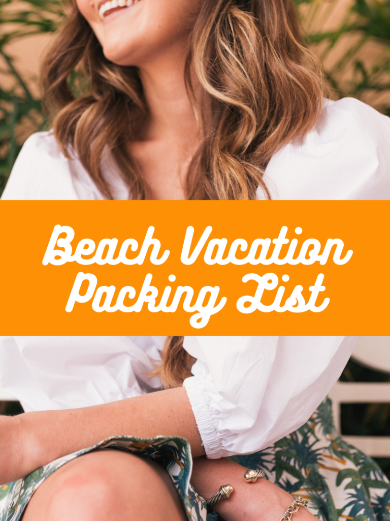 Beach Vacation Packing List