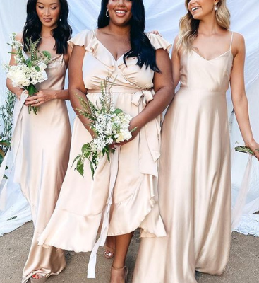 Best Affordable Champagne Bridesmaid Dresses
