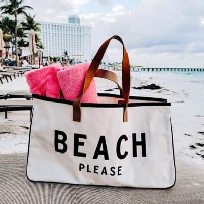 best canvas beach bags