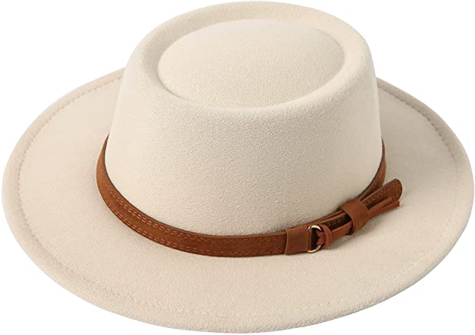 best cream and beige wool and polyster hat for women