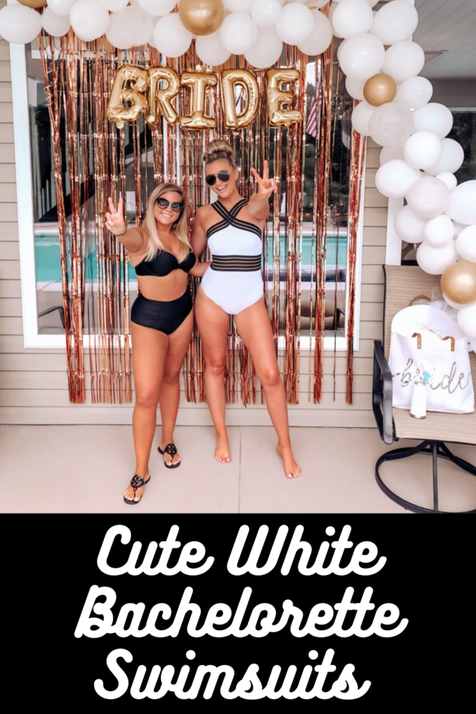 22 Cute White Bachelorette Swimsuits for Bride You’ll Love