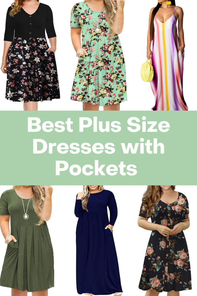Best Plus Size Maxi Dresses and Casual Dresses with Pockets