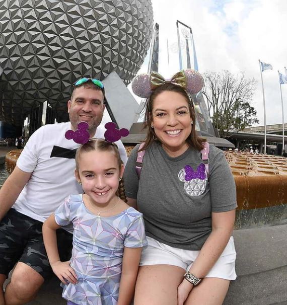 Cute Epcot Outfit with Epcot T-Shirt and Matching Minnie Mouse Ears