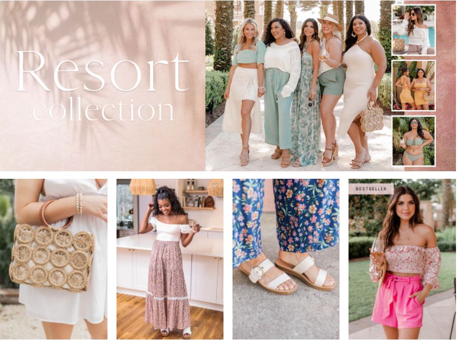 Cute Affordable Resort Wear Store Pink Lily