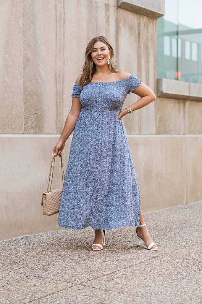 cute plus size dress outfit for spring