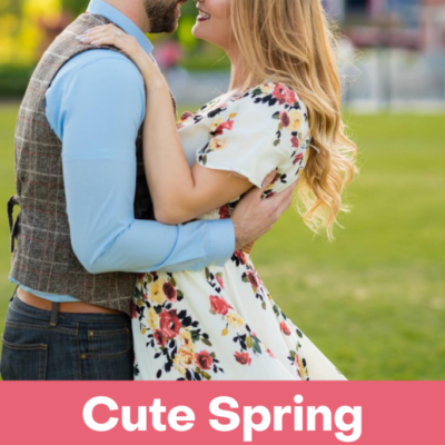 Cute Spring Engagement Photo Outfits