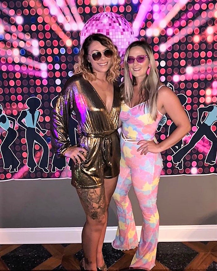 Disco Party Outfit Romper for Women
