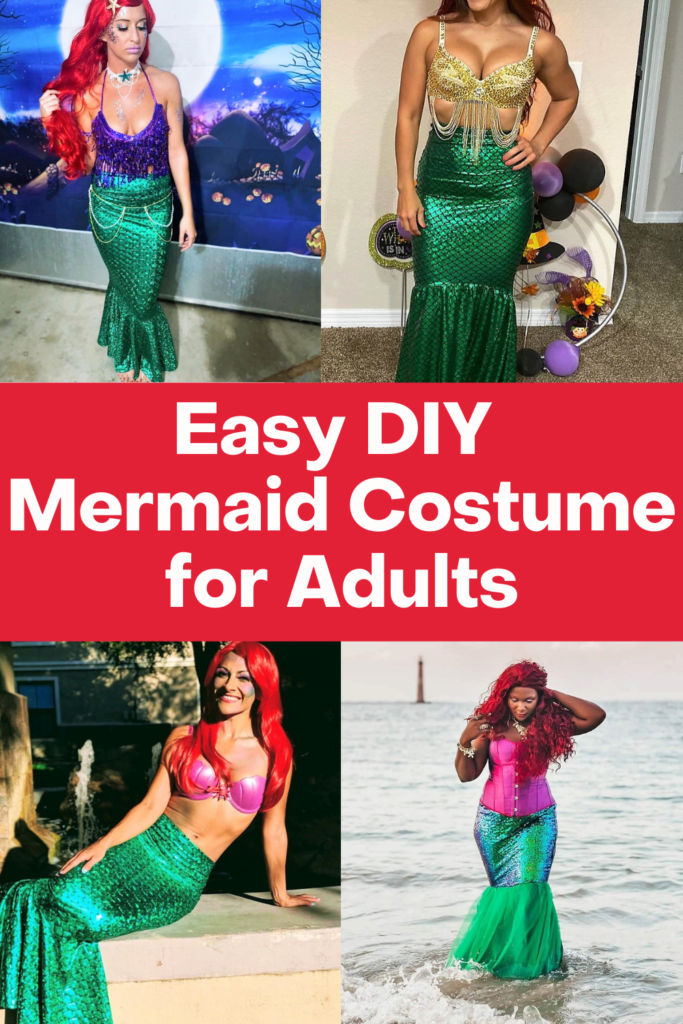 Easy DIY Mermaid Costume for Adults