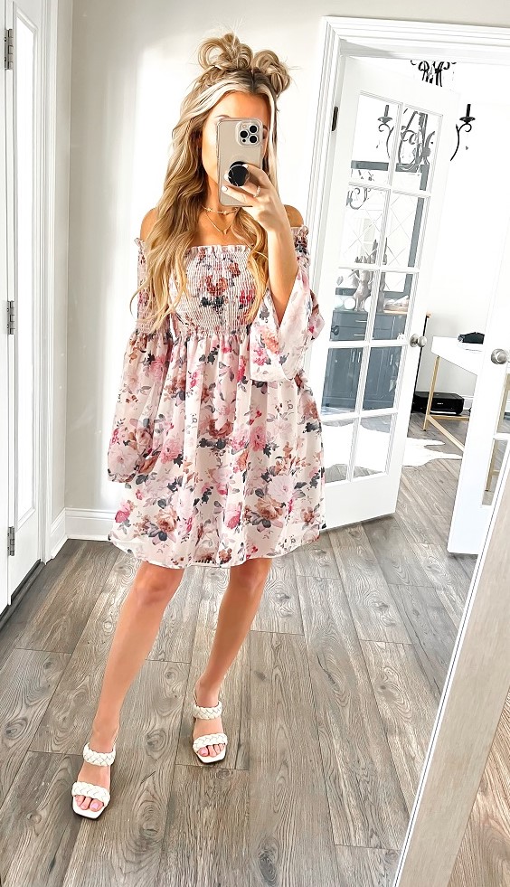 Floral Easter Sunday Dress with Romwe Floral Spring Dress