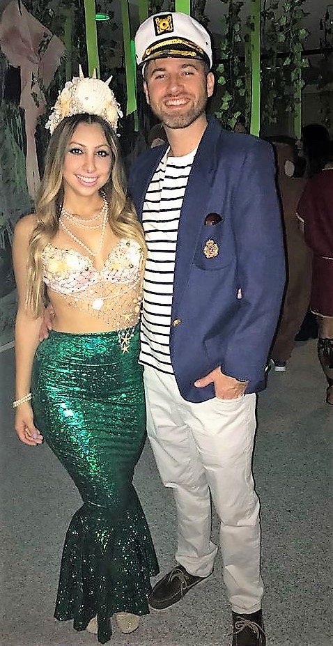 mermaid and sailor DIY costume