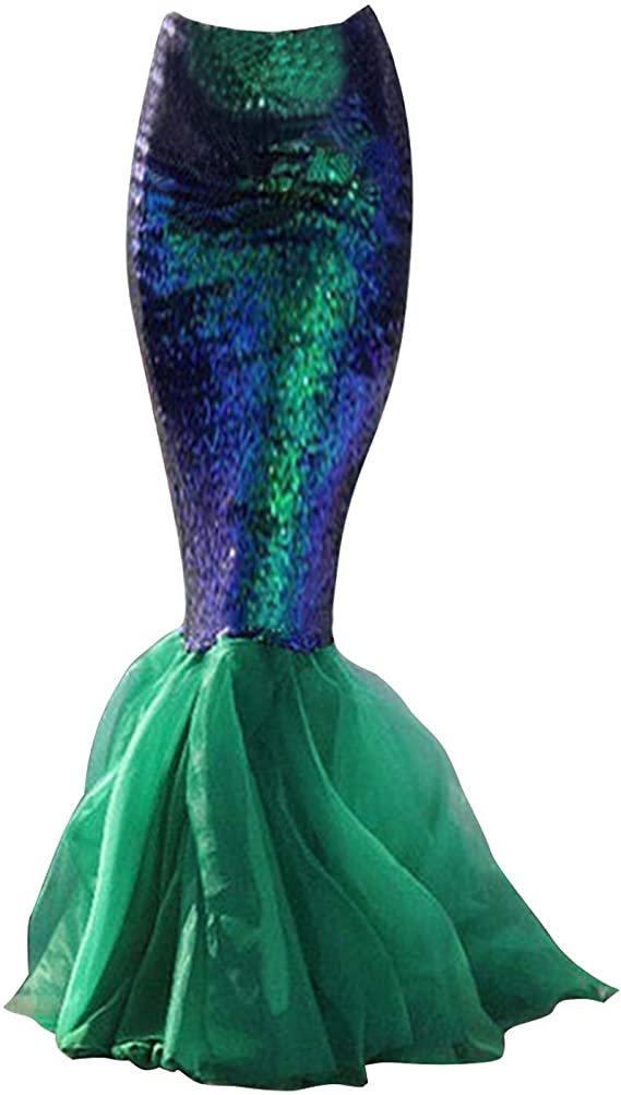 mermaid tail skirt that flares out