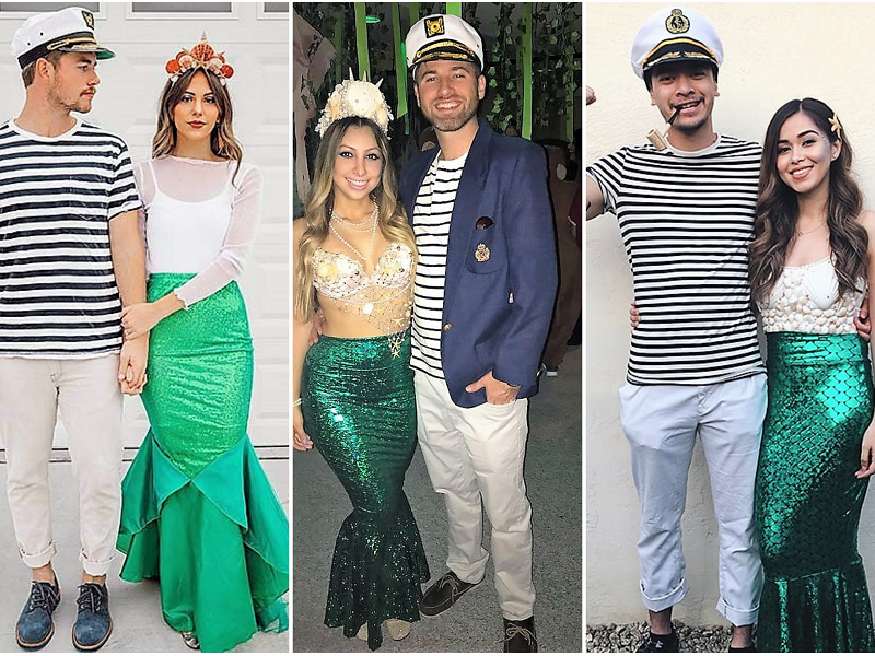 sailor and mermaid costume ideas for couples