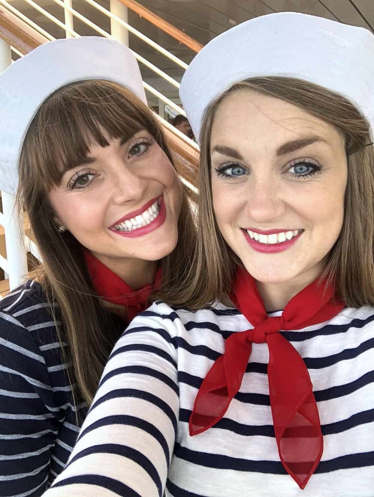 sailors costumes for two best friends
