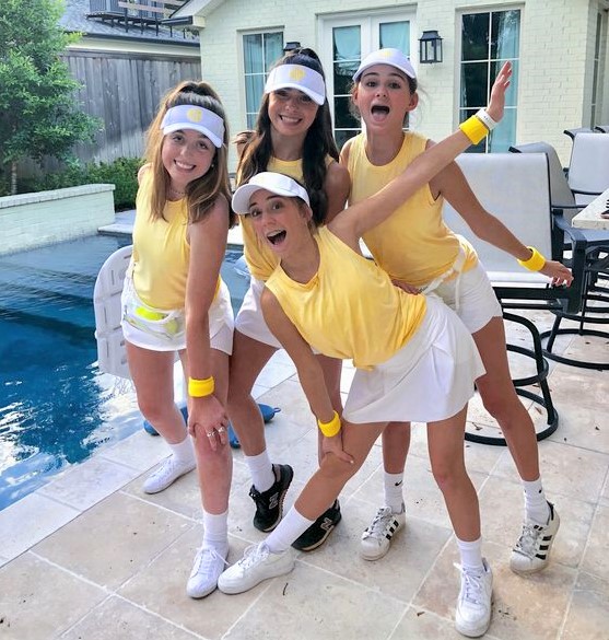 tennis girls group college Halloween costume idea
