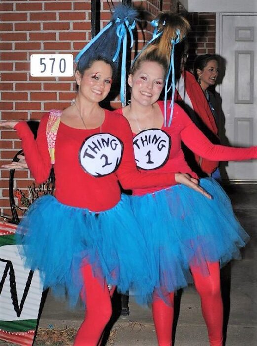 thing 1 and thing 2 costume for two best friends