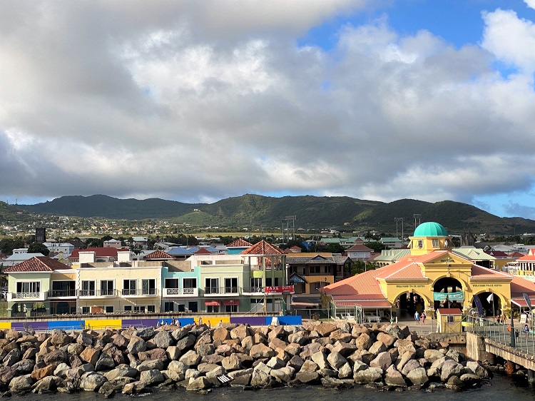 View of Port Zonte and St. Kitts Shops