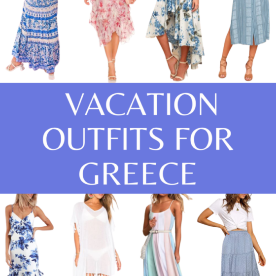Cute Vacation Outfits for Greece and What to Pack for Greece