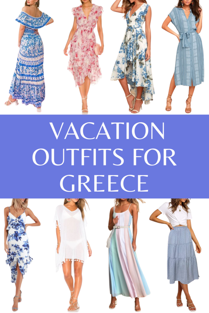 Cute Vacation Outfits for Greece and What to Pack for Greece
