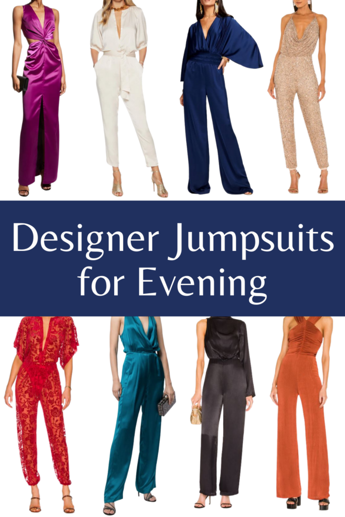 Designer Jumpsuits for Evening by Chic Lifestyle and Very Easy Makeup