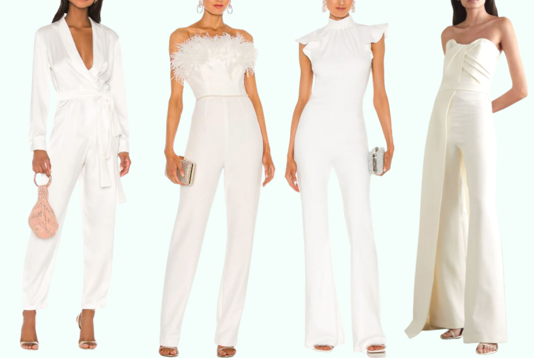 27 Best White Jumpsuits for Rehearsal Dinner.