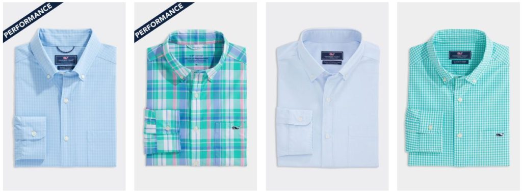 Men's Shirts for Kentucky Derby Parties in Blue, Turquoise, Pink by Vineyard Vines