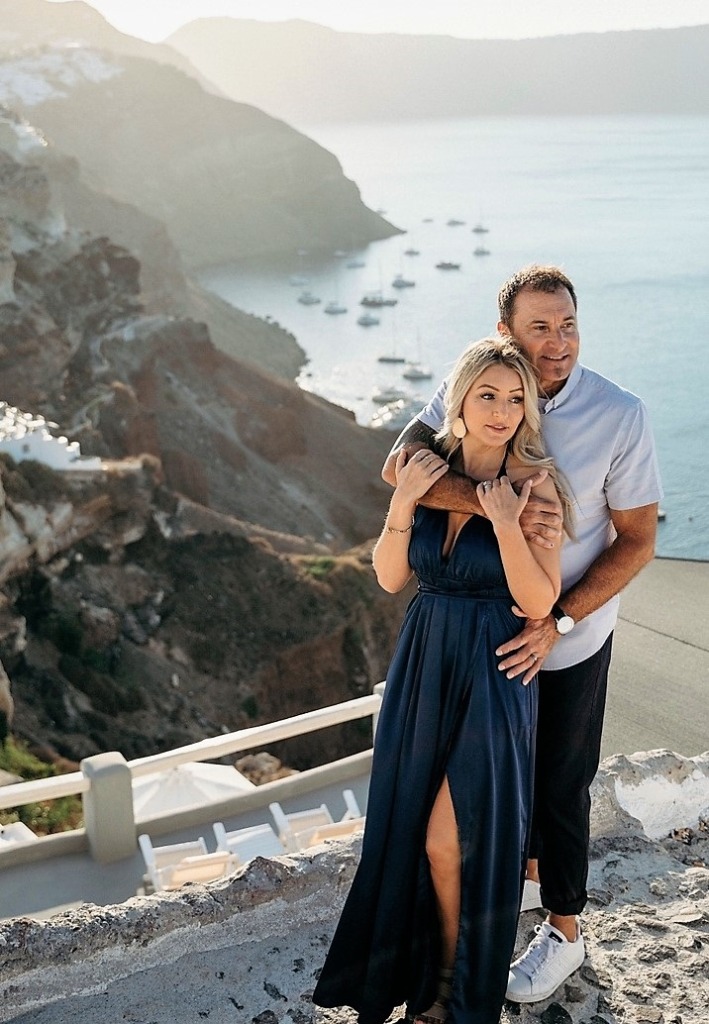 sachin and babi light blue dress 5 Must-Have Engagement Photo Dresses for Brides-to-Be  Confte